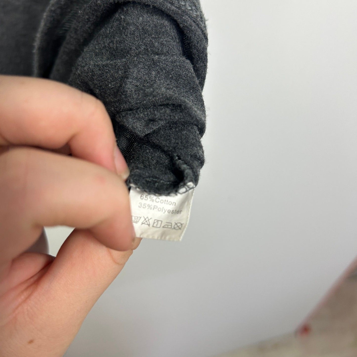 Womens Grey Cotton Blend Short Sleeve Casual T-shirt Size XL