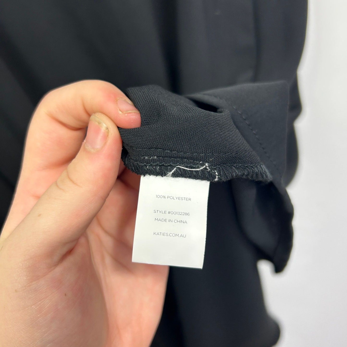 Katies Black Sleeveless Midi Shift Dress Size 14 Dress