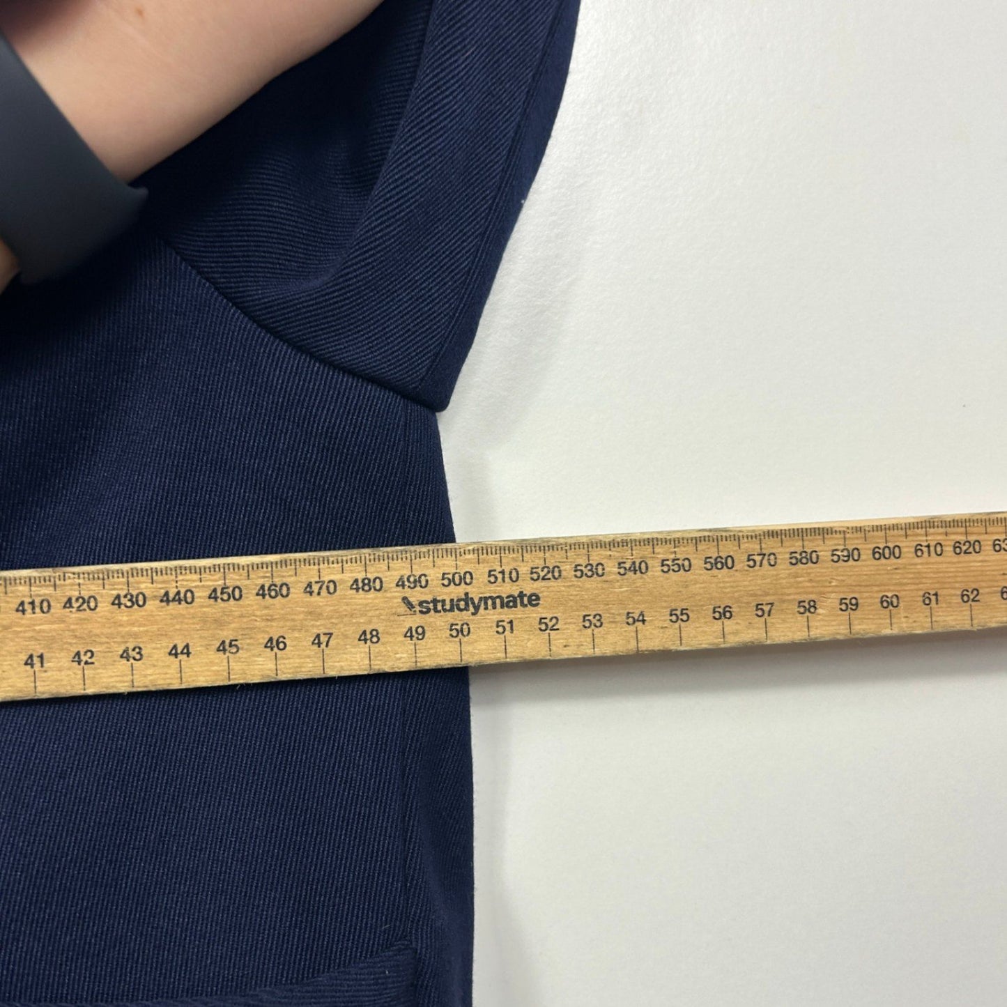 Jeanswest Navy Zip Front Jacket Coat Size 14 Smart Casual