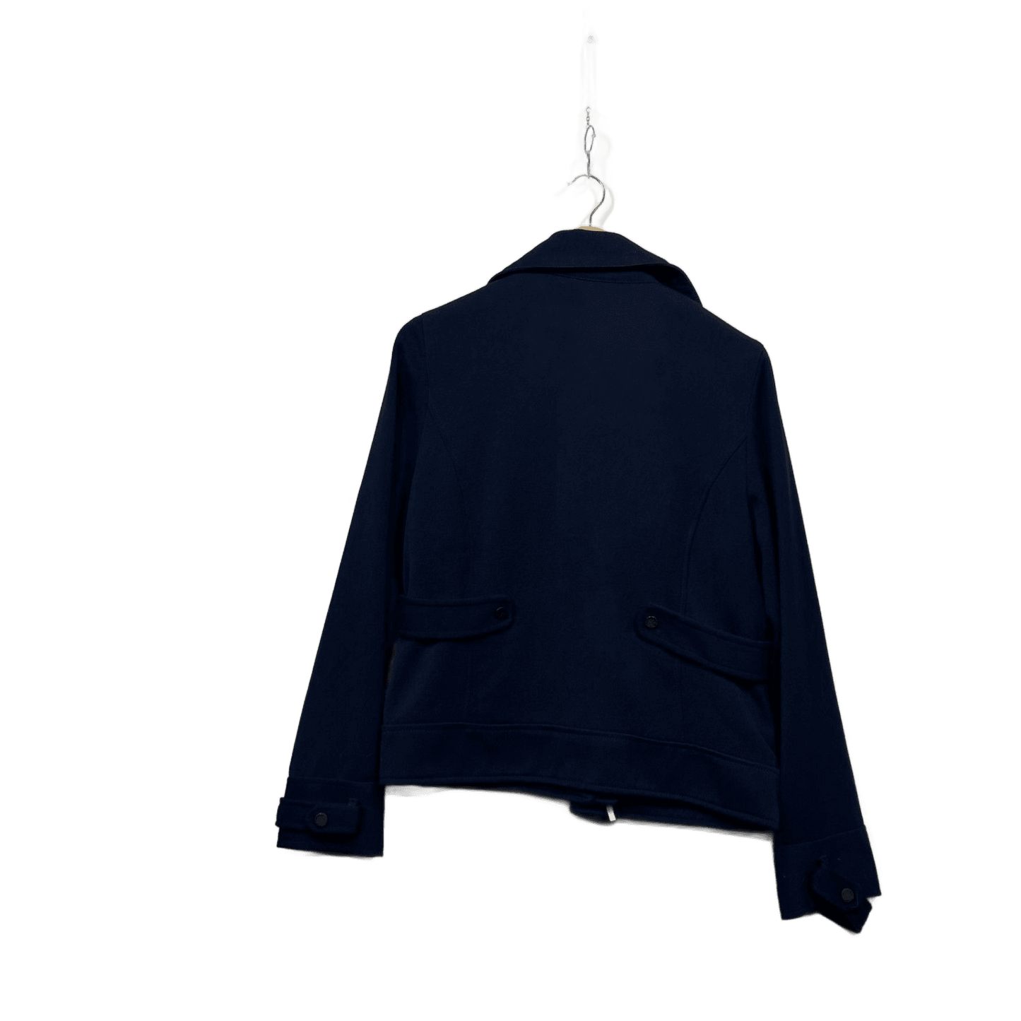 Jeanswest Navy Zip Front Jacket Coat Size 14 Smart Casual