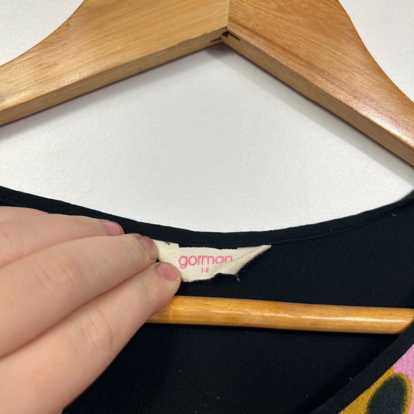 Gorman Dress Pink Sleeveless Animal Print Size 14