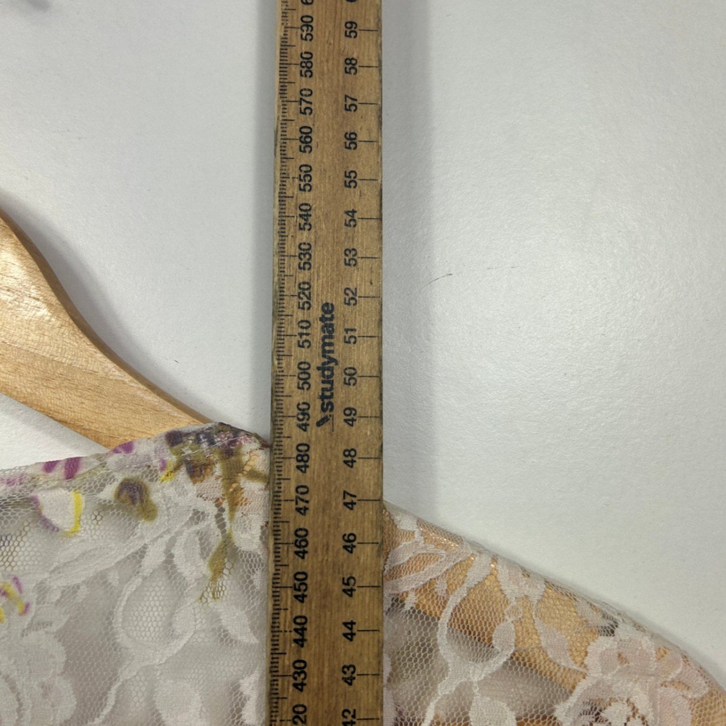 Beme Womens  Multicoloured Open Front Floral Lace Kimono Top Cardigan Size XL