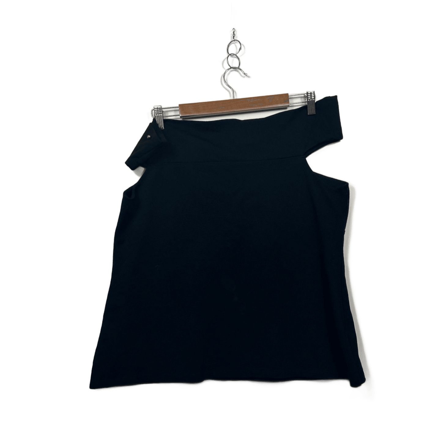 Crossroads Black Off the Shoulder Studded Blouse Top Size 2XL