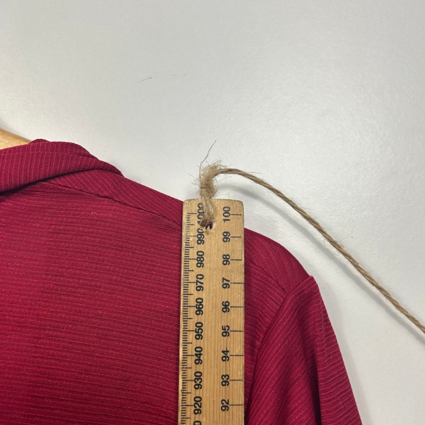 Autograph Womens Burgundy Long Sleeve Open Front Waterfall Cardigan Top Size 20