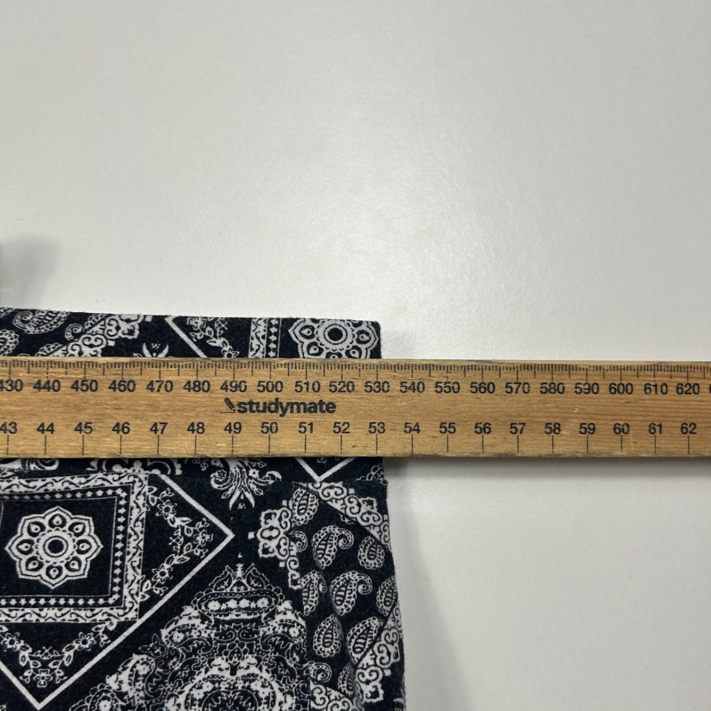 edited Womens Black White Cotton Elastane Pull On Stretch Pencil Skirt Size 22