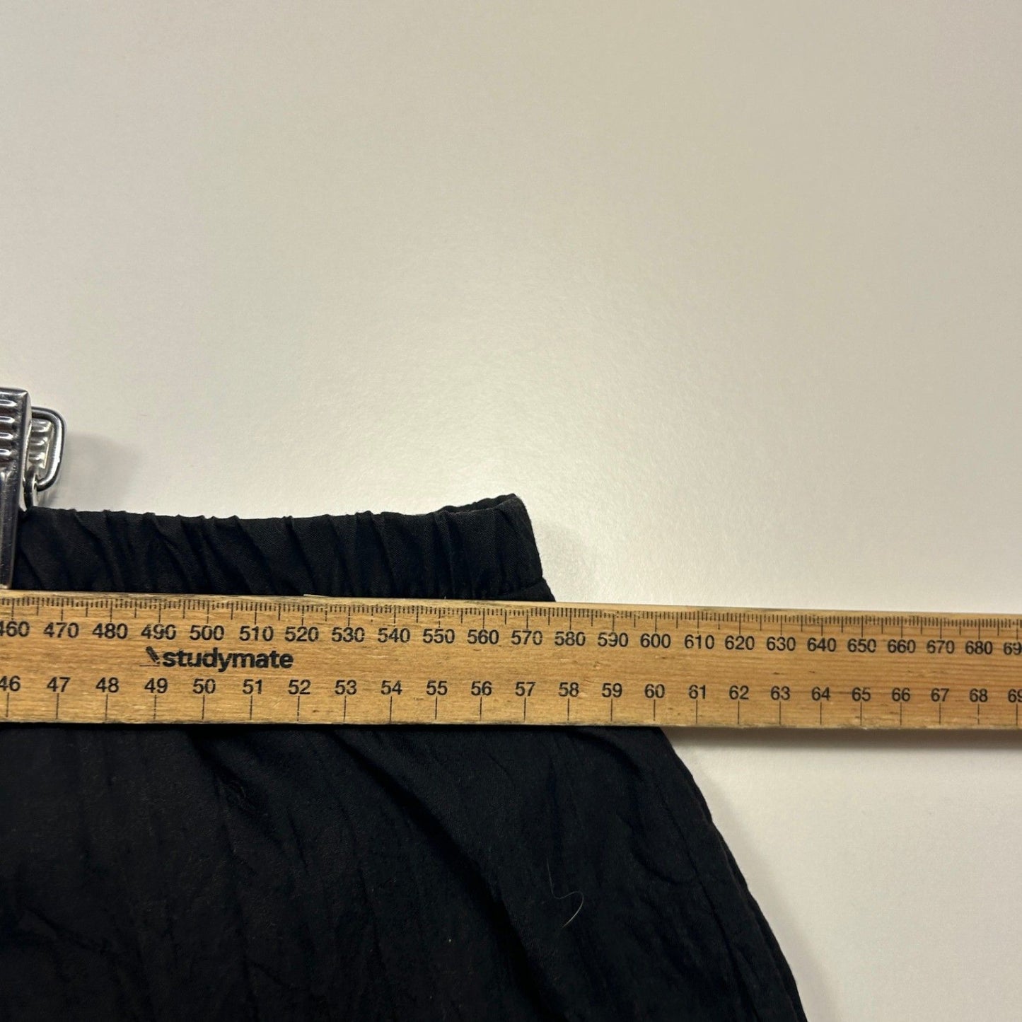 Taking Shape Black Elastic Waist Wide Leg Trousers Pants Size 24