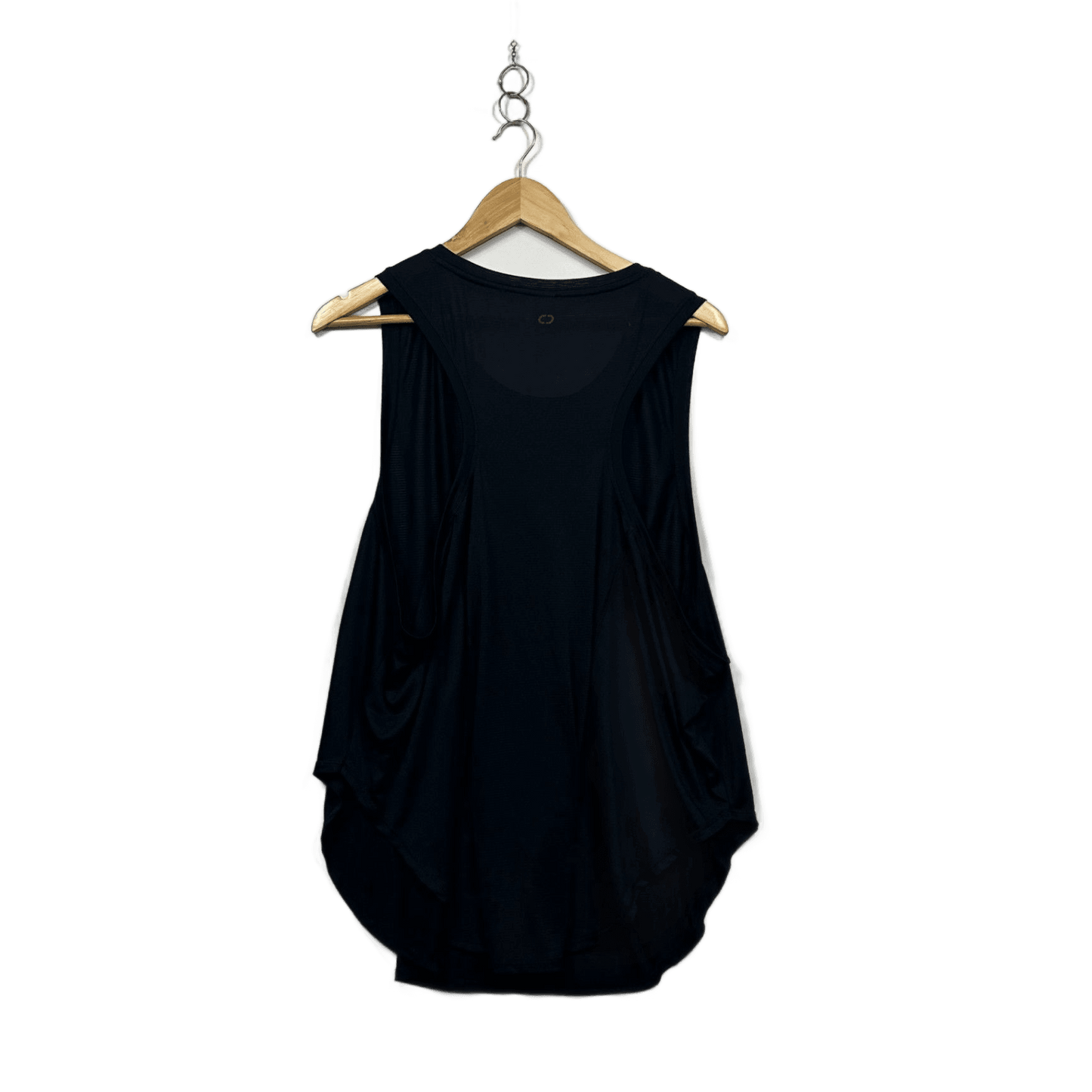 Circuit Curve Womens Black Sleeveless Round Neck Activewear Tank Top Size 22