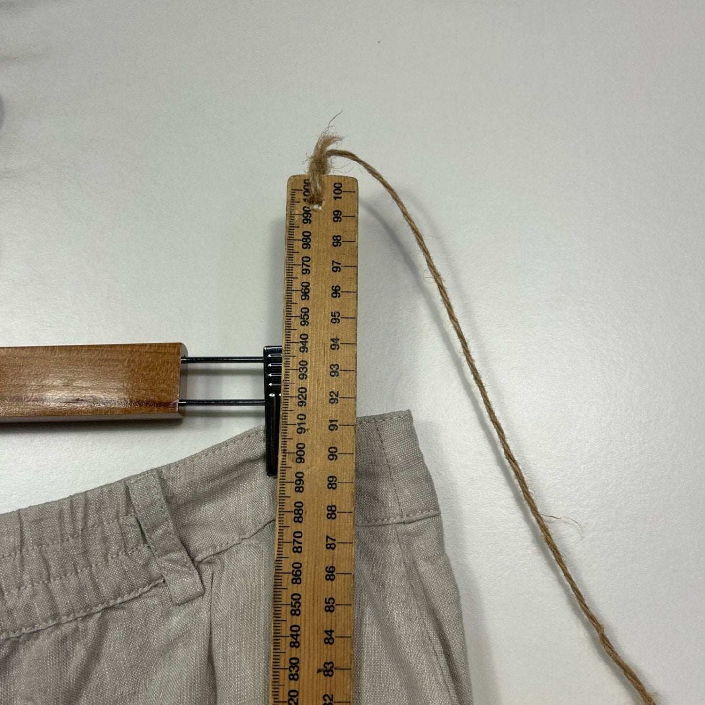 Target Woman Linen Blend Grey Pockets Cargo Pants Trousers Size 18