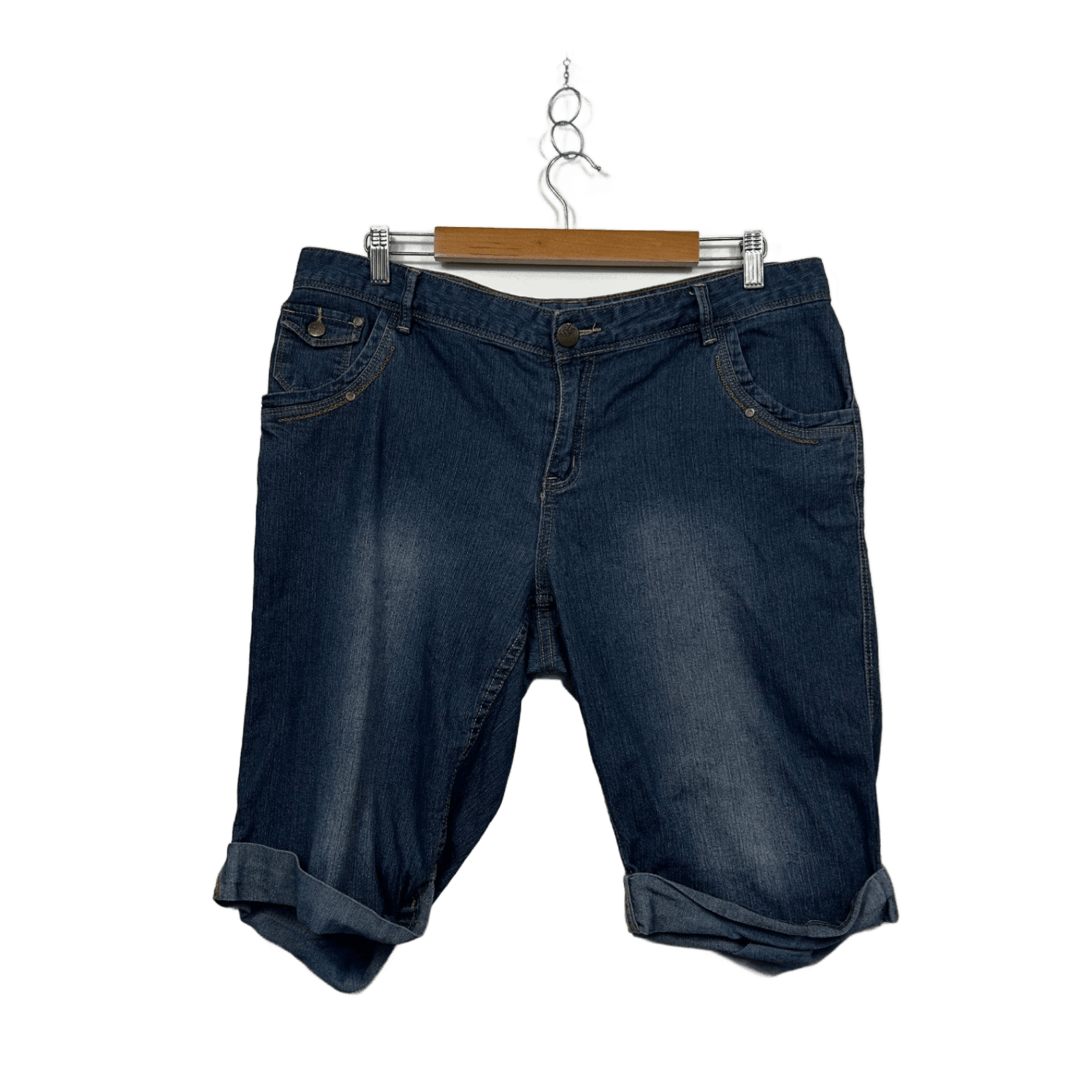 Target Denim Knee Length Shorts Size 16