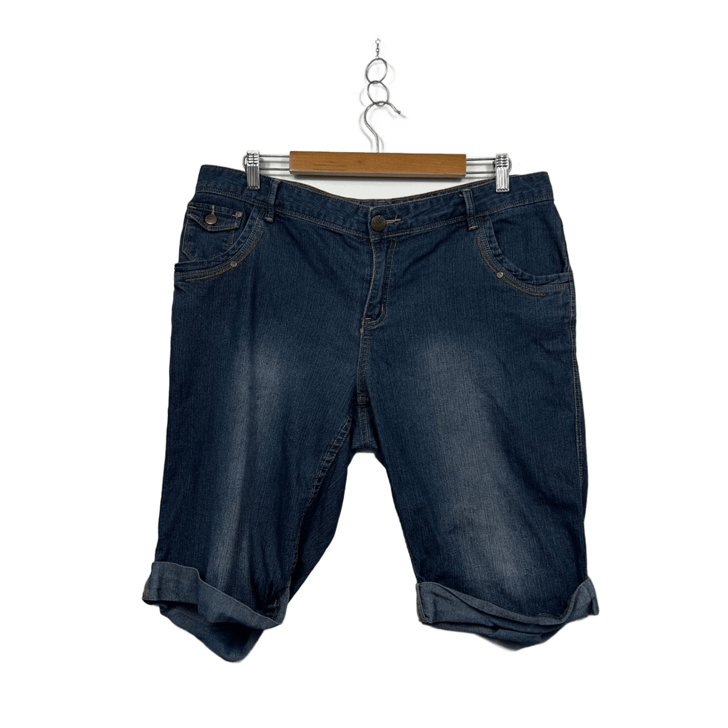 Target Denim Knee Length Shorts Size 16