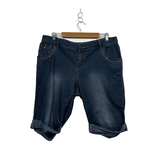 Target Denim Knee Length Shorts Size 16