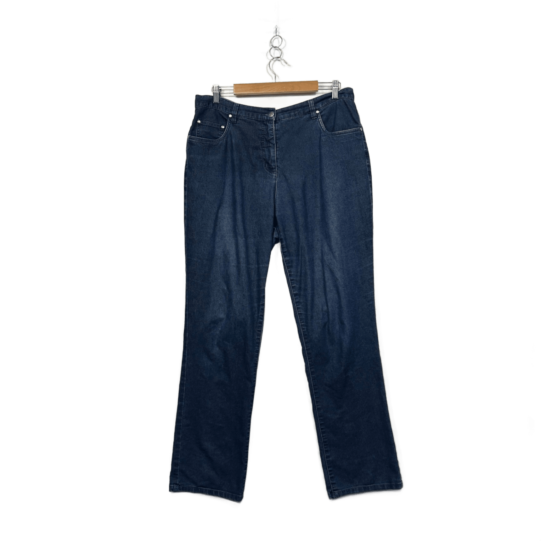 Yarra Trail Womens Blue Straight Leg Jeans Size 16