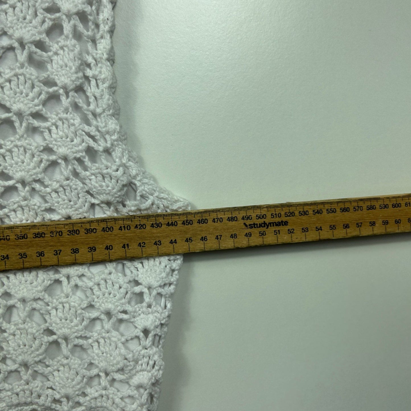 Asos Tall Womens White Crochet Lace Dress Size  18