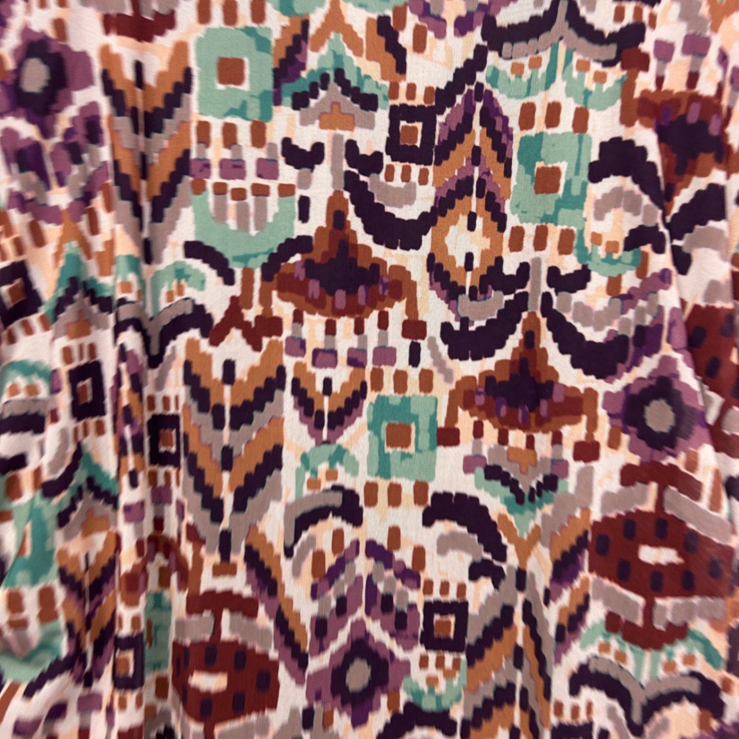 Suzanne Grae Multicoloured 3/4 Sleeve Dress Size XL