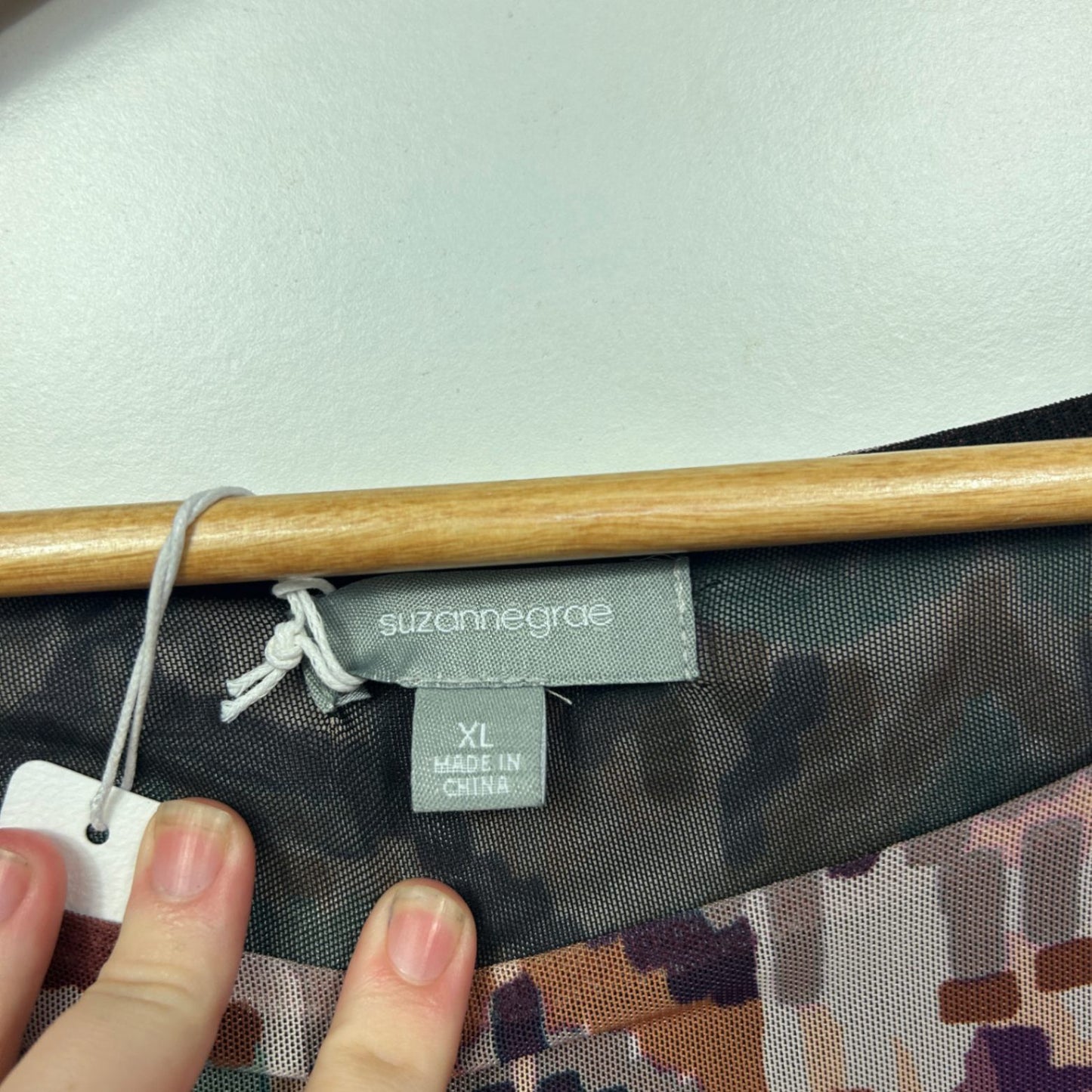 Suzanne Grae Multicoloured 3/4 Sleeve Dress Size XL