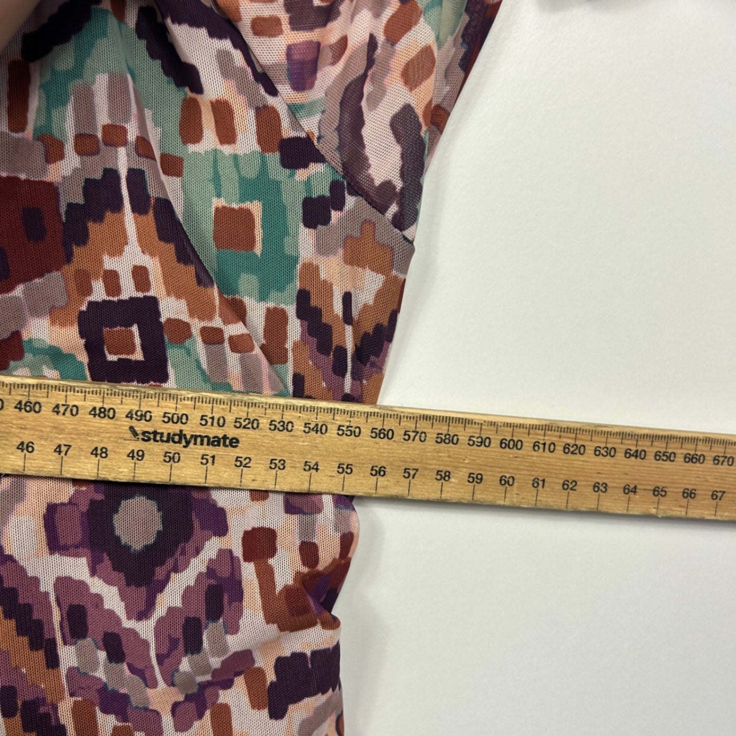 Suzanne Grae Multicoloured 3/4 Sleeve Dress Size XL