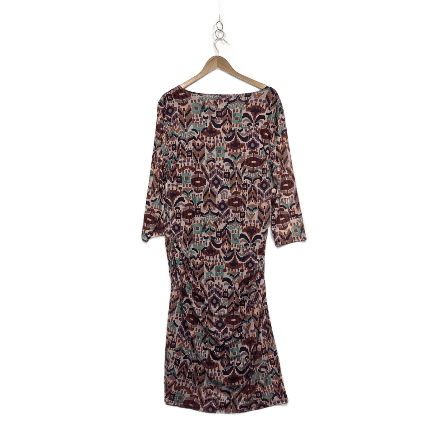 Suzanne Grae Multicoloured 3/4 Sleeve Dress Size XL