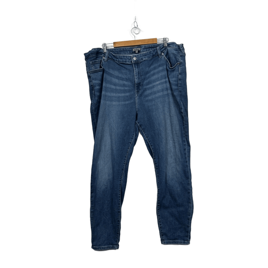 Belle Curve Womens Blue Cotton Blend Jeans Size 24