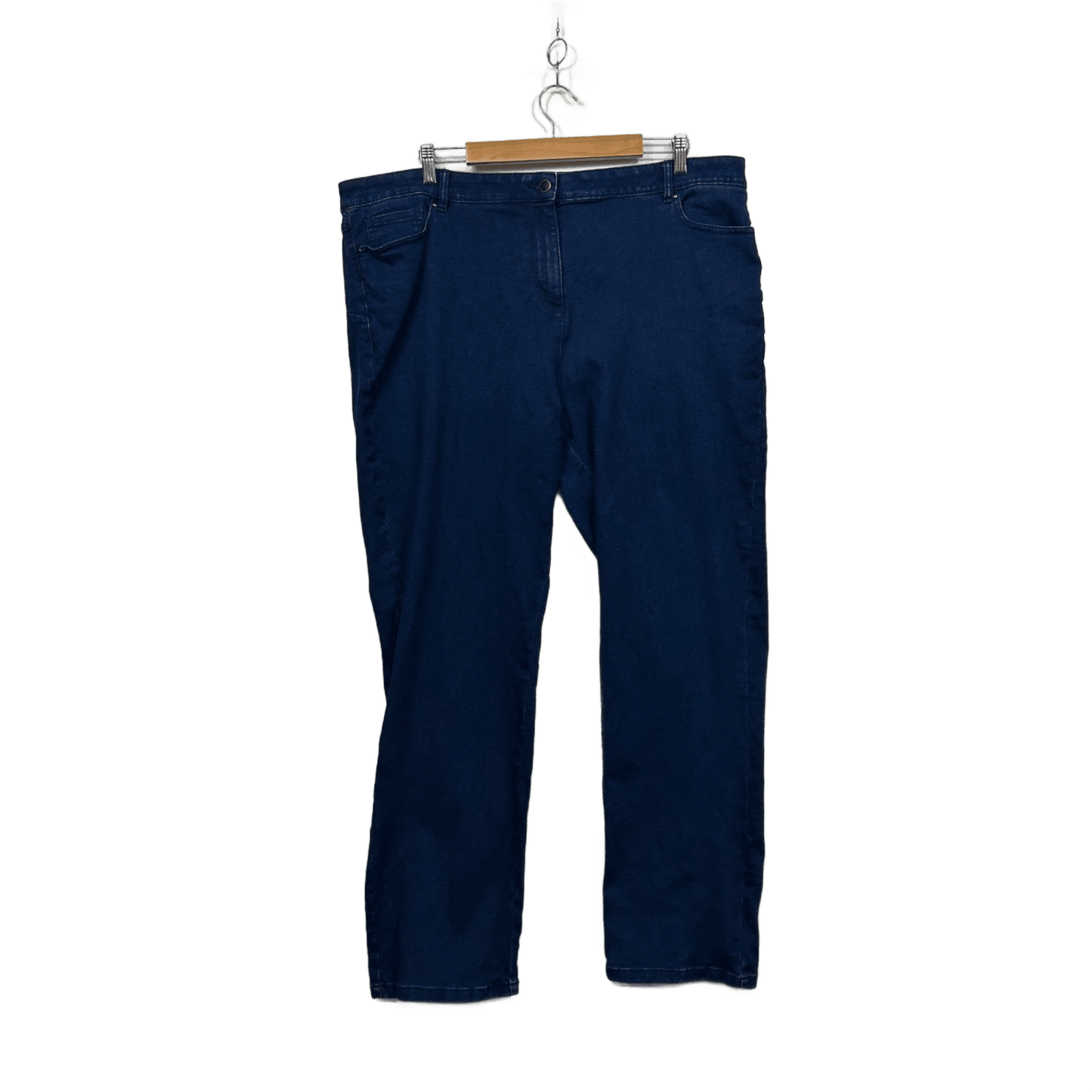 Millers Blue Denim Classic Straight Leg Stretch High Rise Jeans Size 20