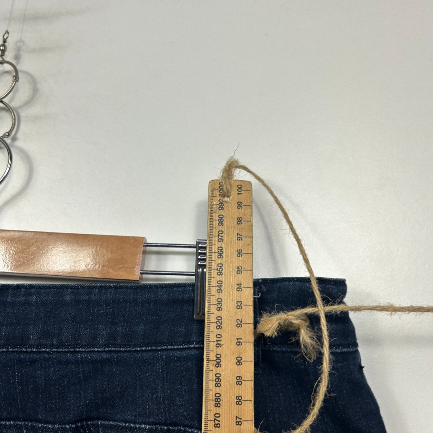 Regatta Womens Blue Cotton Blend Straight Leg Essential Fit Jeans Size 18