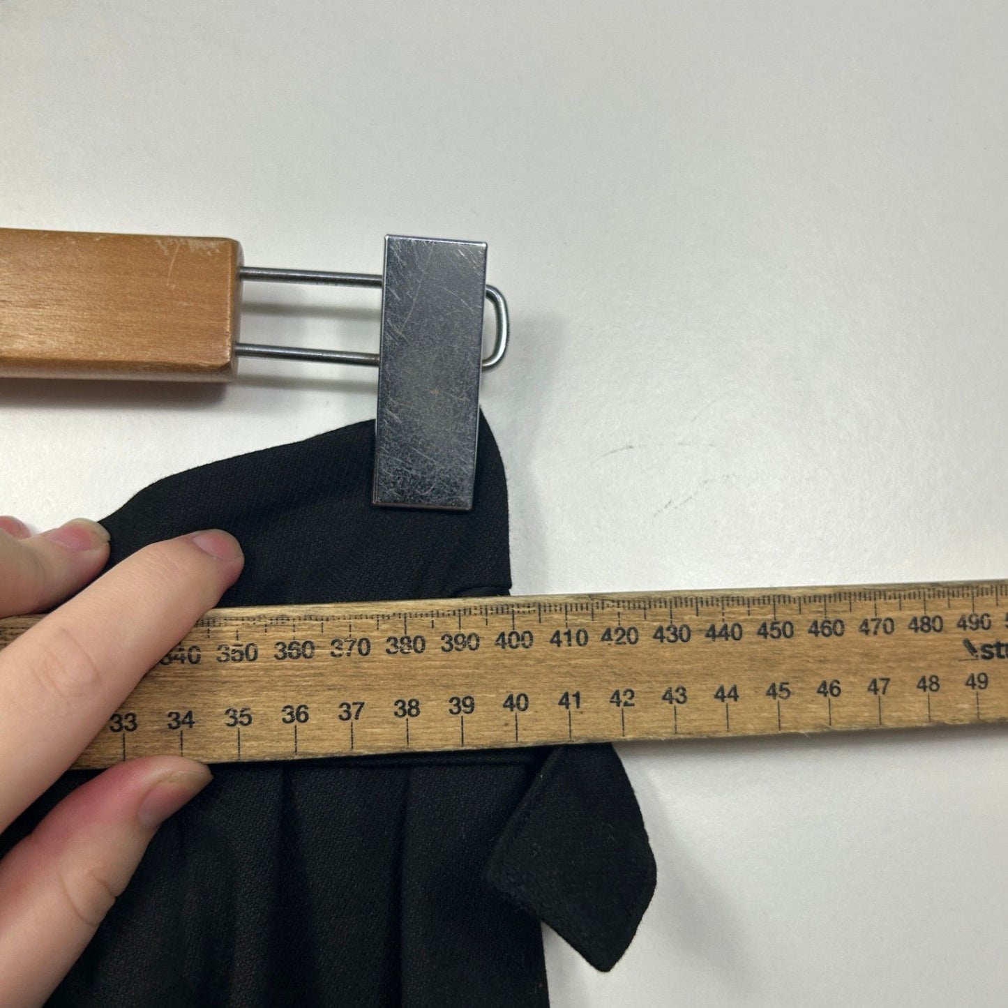 Portmans Womens Black Belted A-line Skirt Size 14