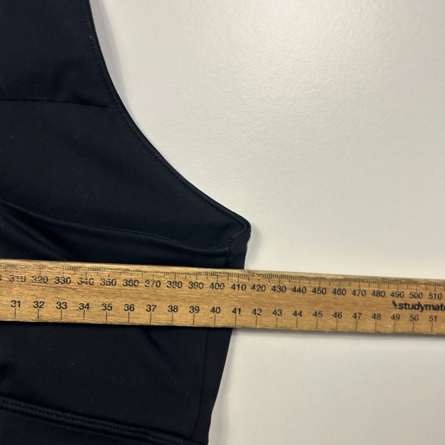 Anko Active Sports Crop Top Size 14 Black Stretch Gym Cross Back