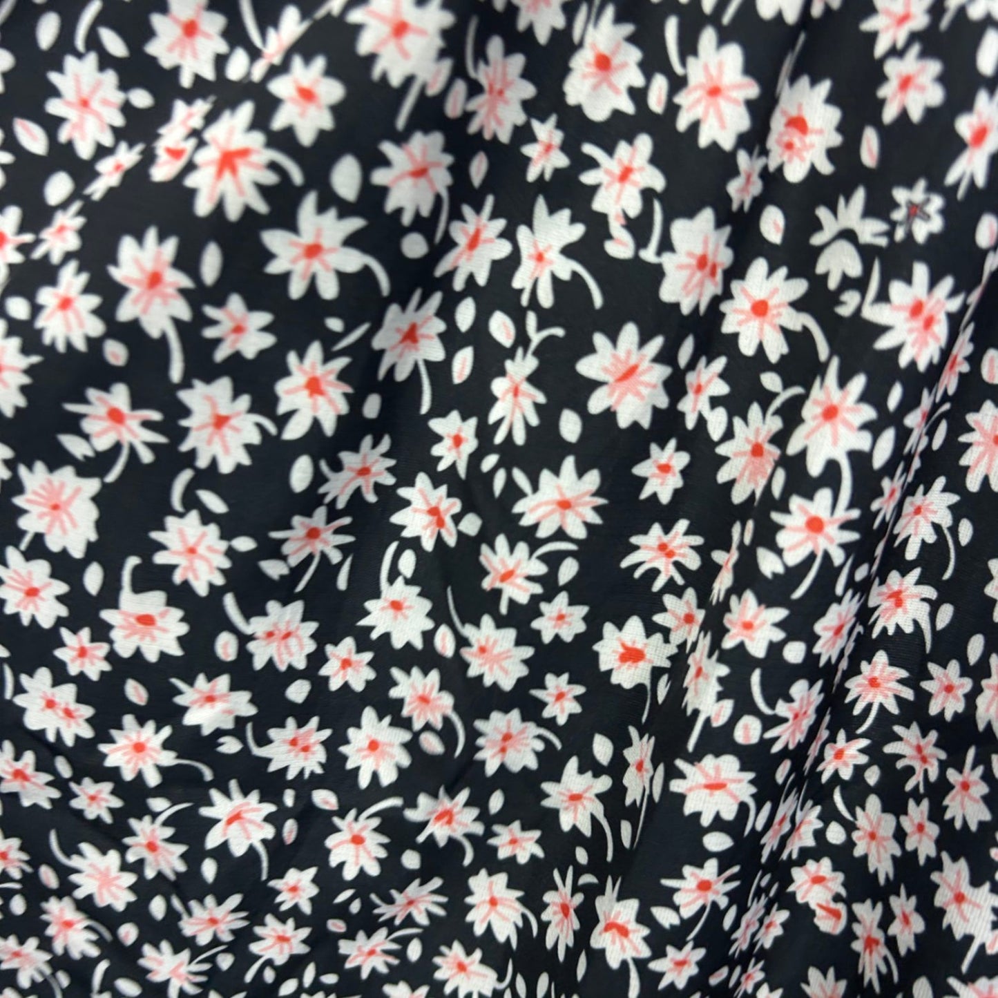 Shein Womens Black Floral Sleeveless Dress Size 3XL