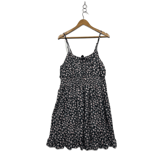 Shein Womens Black Floral Sleeveless Dress Size 3XL