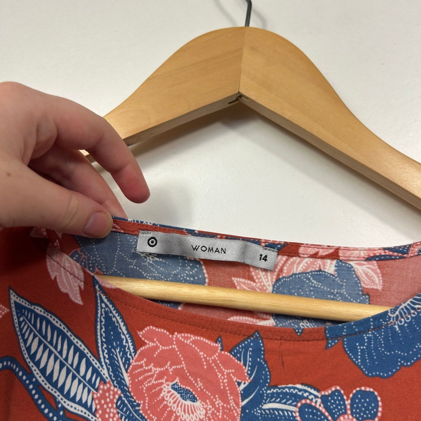 Target Womens Multicoloured Floral Top Blouse Size 14