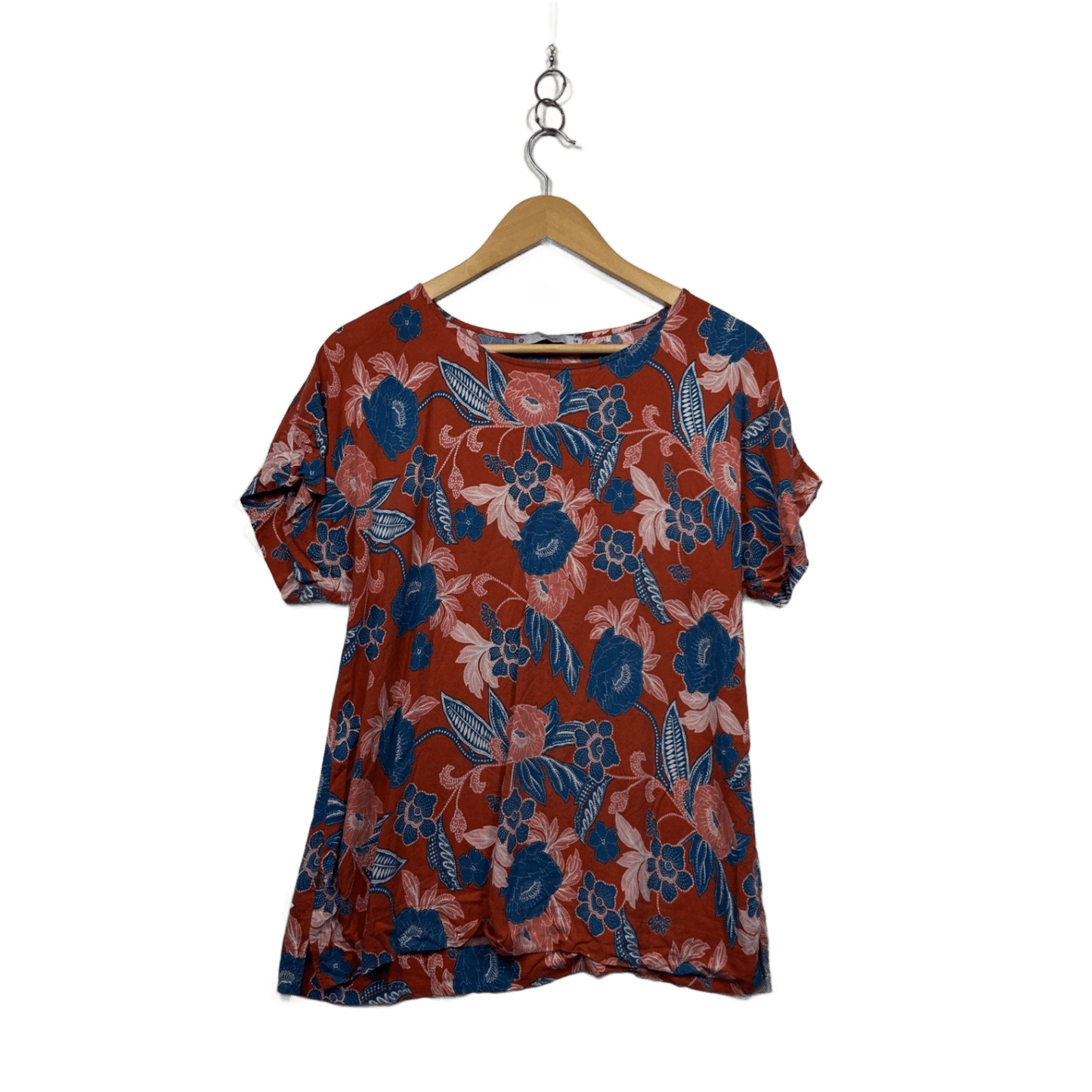 Target Womens Multicoloured Floral Top Blouse Size 14