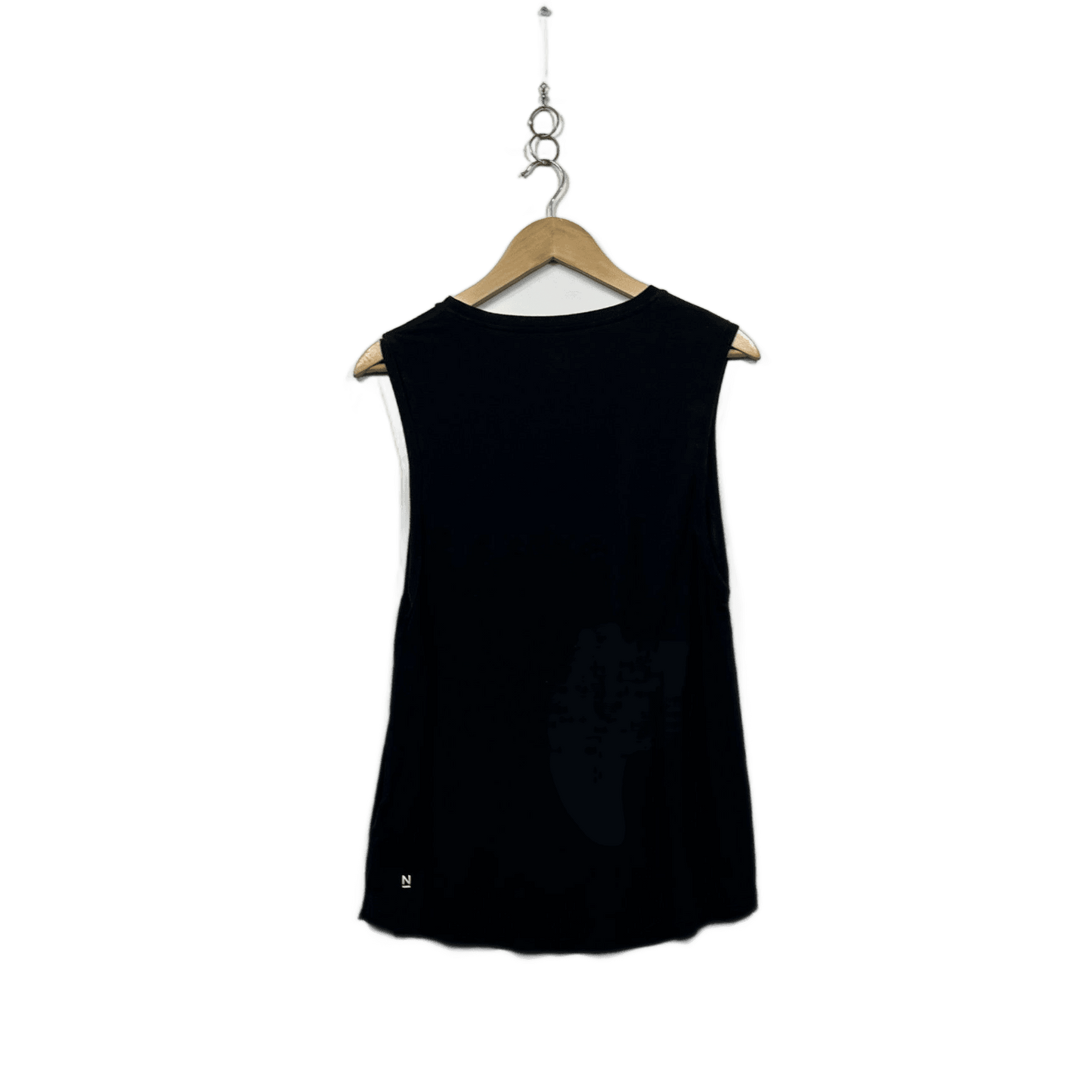 Nimble Activewear Womens Black Sleeveless Muscle Tank Top Size 14