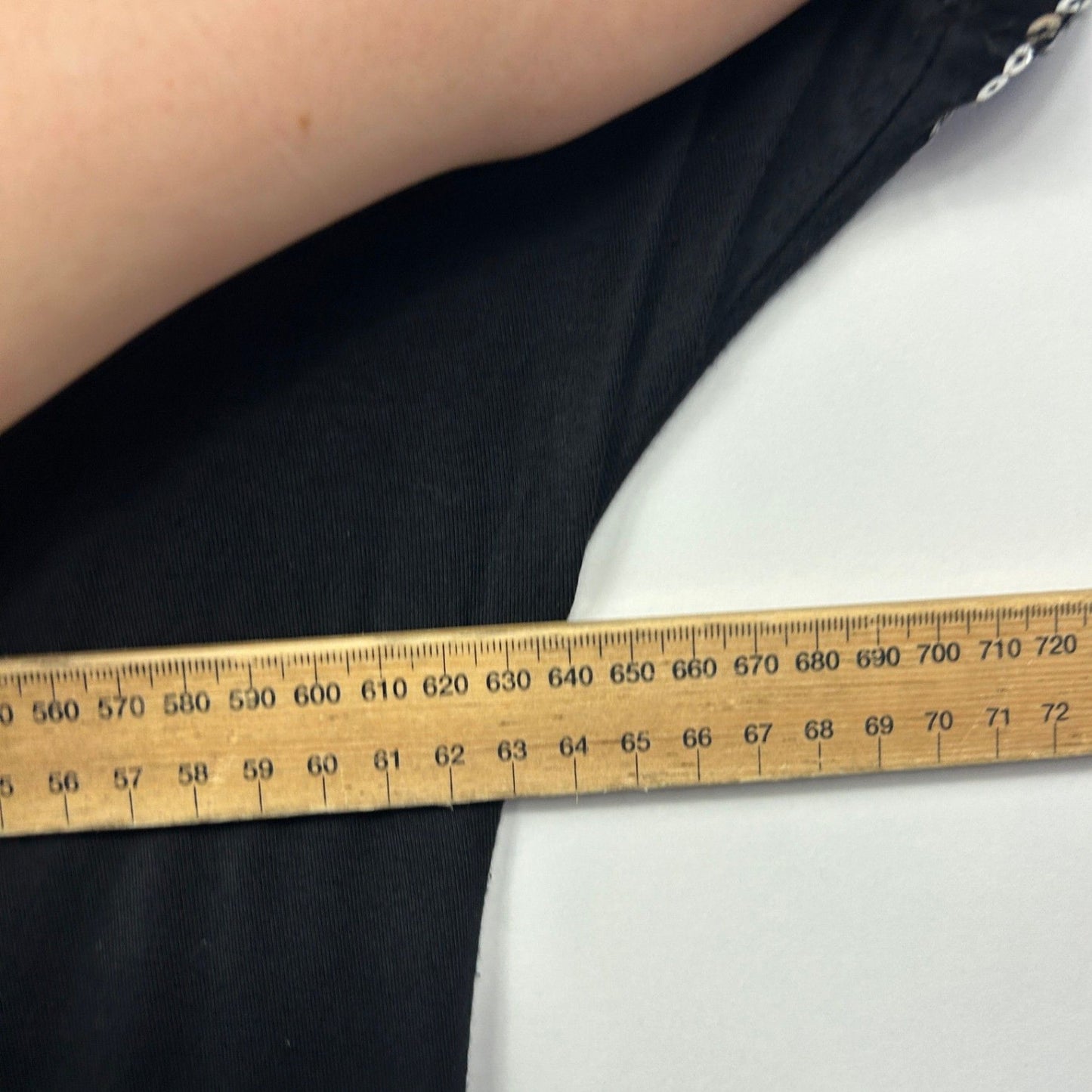 City Chic Womens Black Sequins Cold Shoulder Top Blouse Size 20