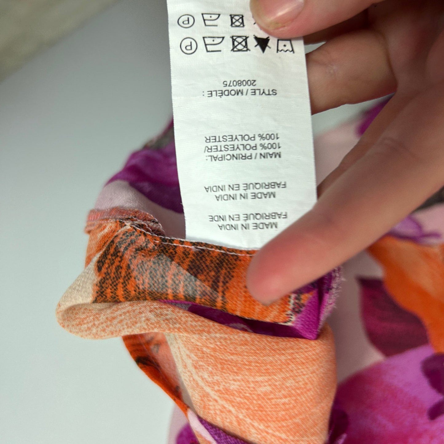 Millers Womens Pink Floral Short Sleeve V-neck Top Blouse Size 18