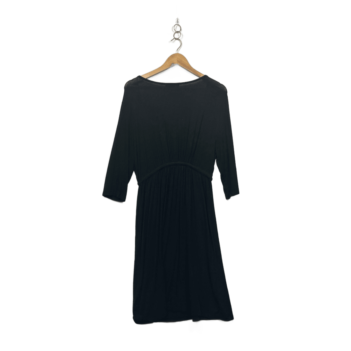 Intrigue Womens Black Long Sleeve Shift Dress Size XL