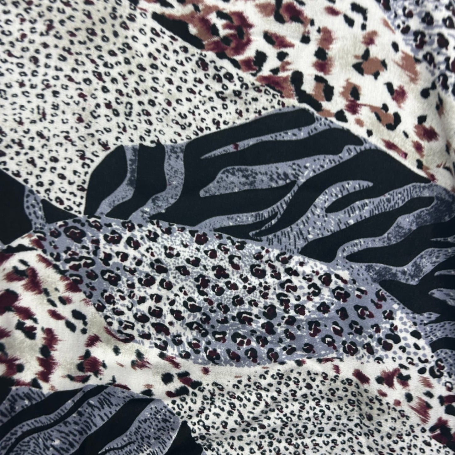 Mila Alexandra Womens Blue White Black V Neck Kaftan Top Blouse One Size