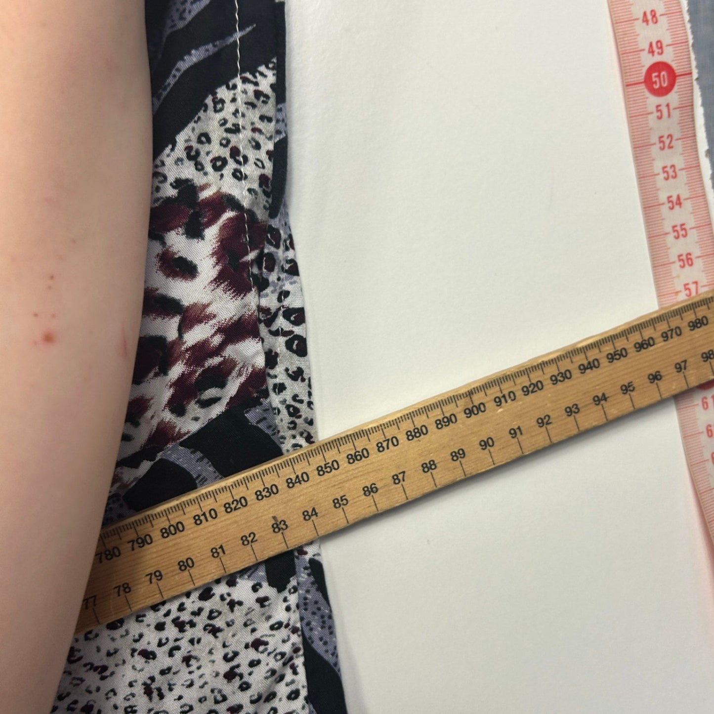 Mila Alexandra Womens Blue White Black V Neck Kaftan Top Blouse One Size