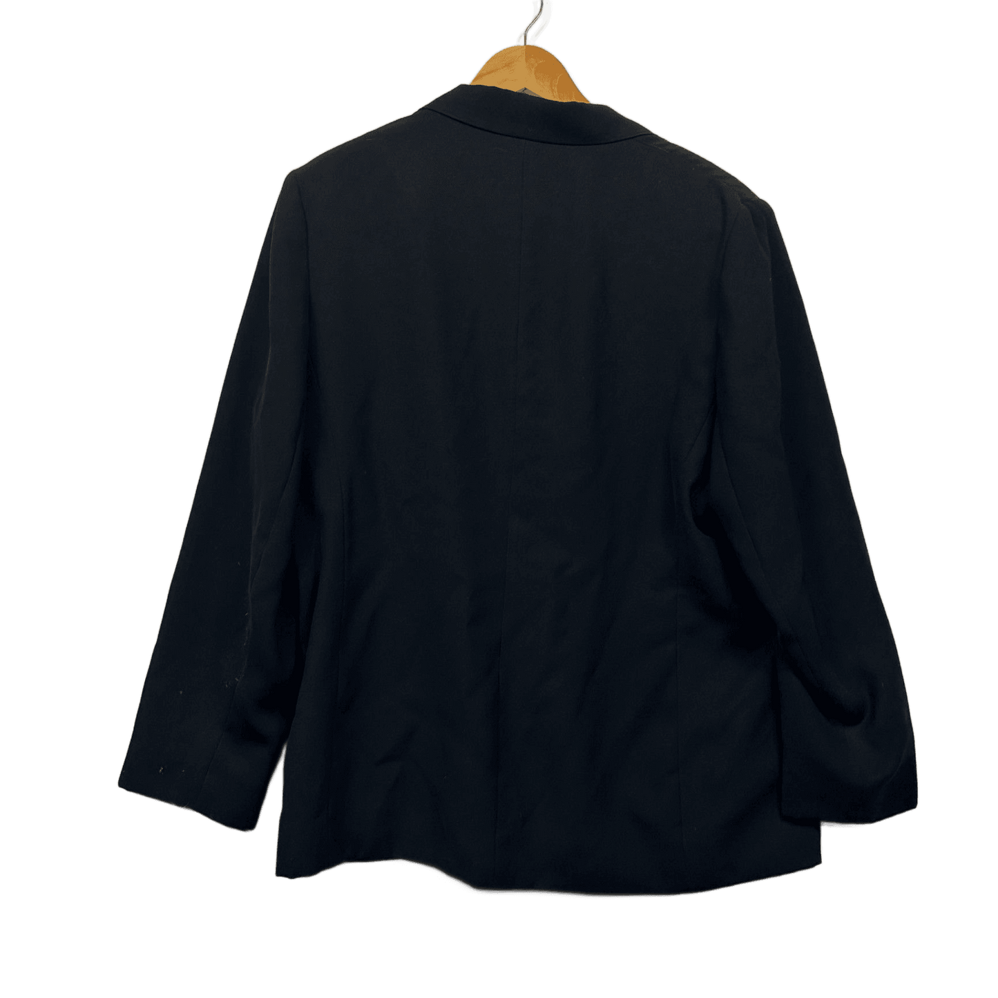 Liz Jordan Black Classic Smart Blazer Jacket Size 18