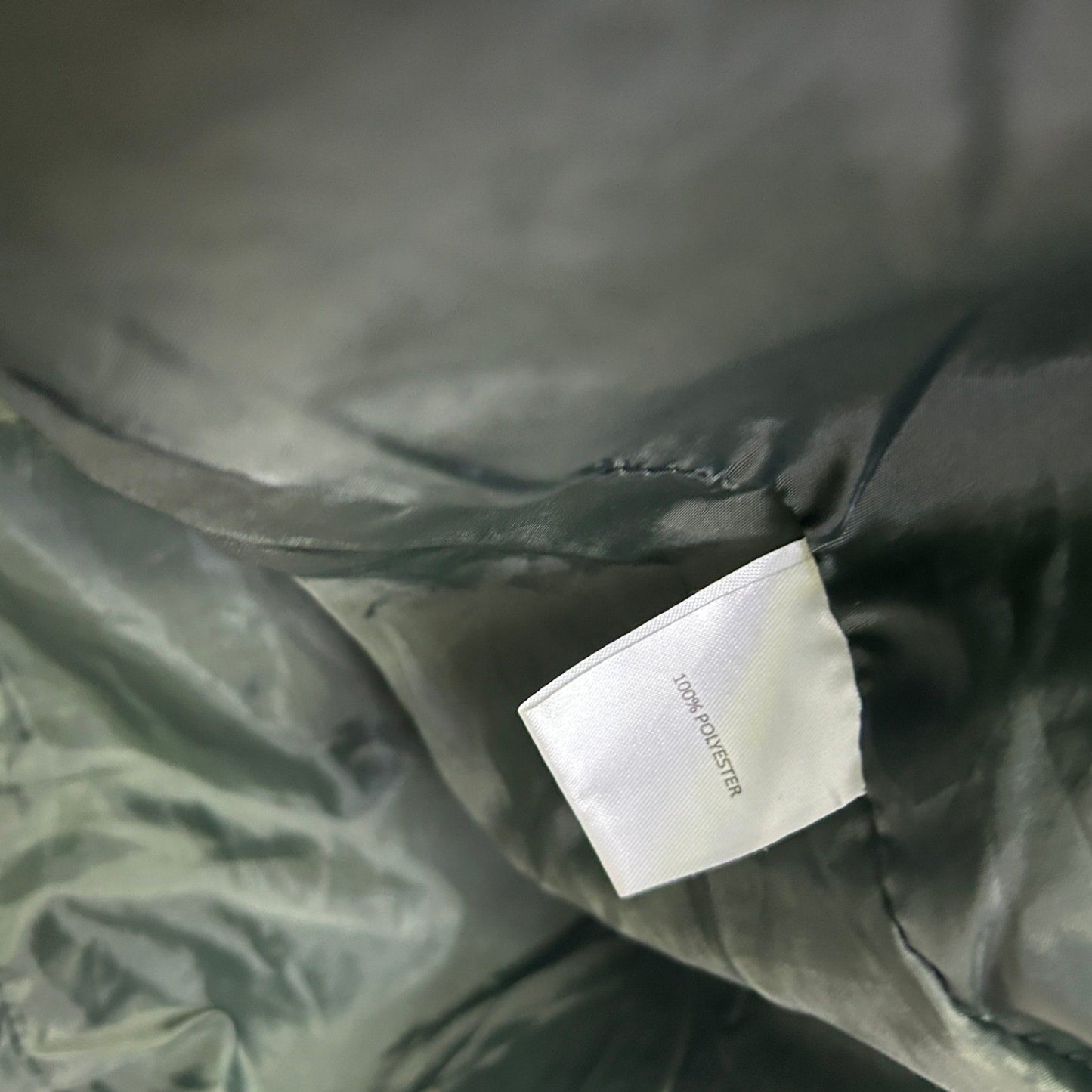 Autograph Longline Quilted Puffer Coat Jacket Khaki Green  - Size 18