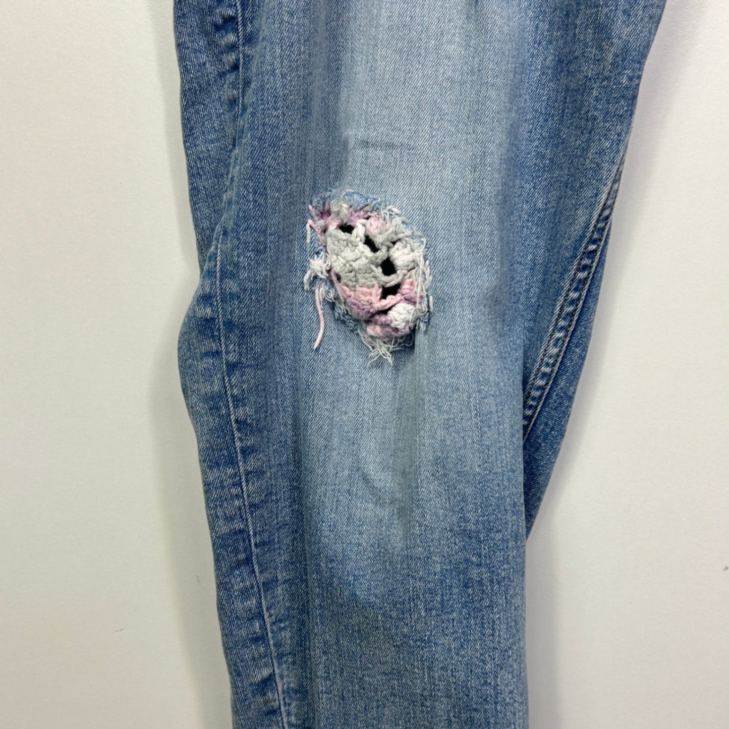 Target Girlfriend Womens Blue Girlfriend Ankle Length Jeans Size 18