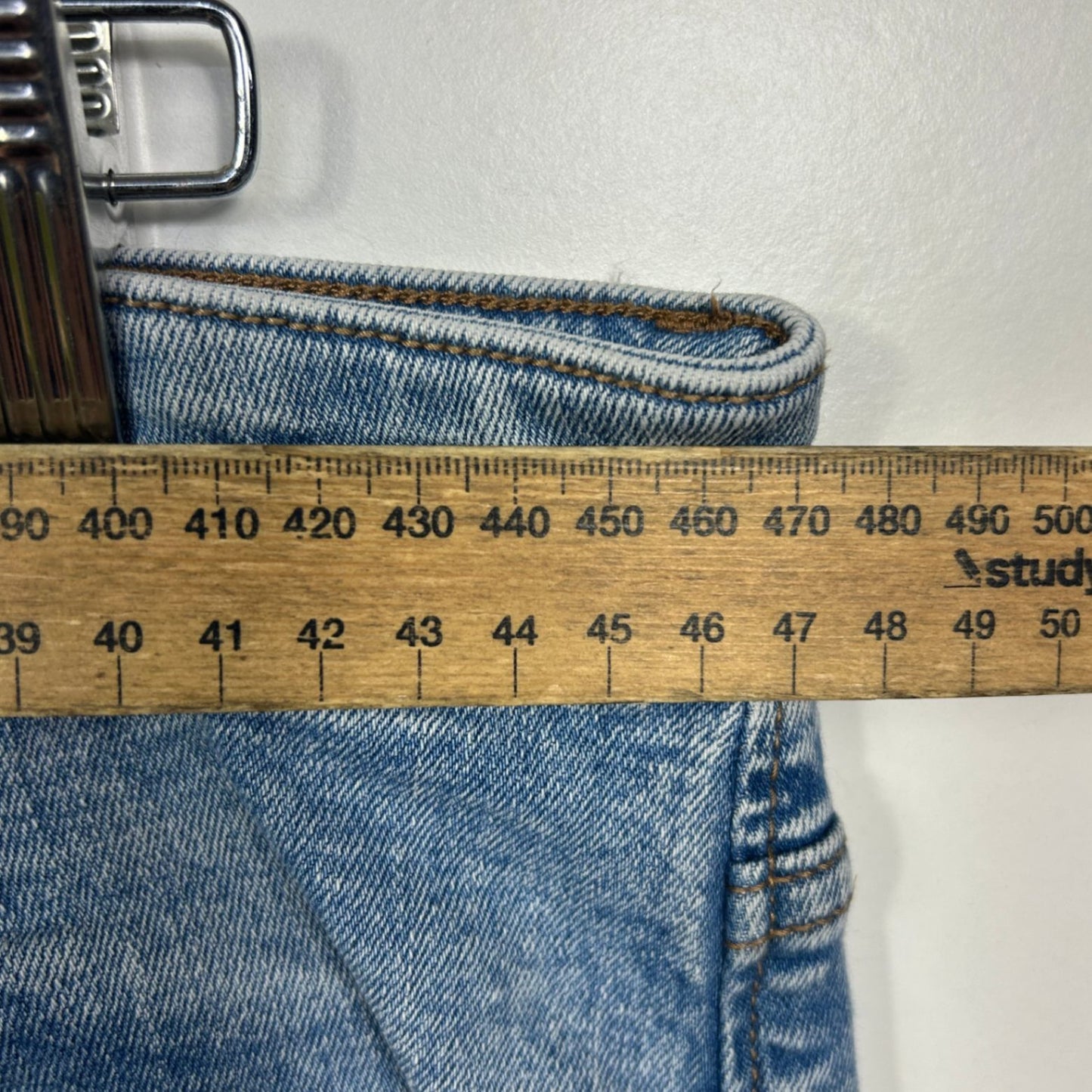 Target Girlfriend Womens Blue Girlfriend Ankle Length Jeans Size 18