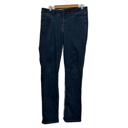 Jeanswest Womens Blue Tummy Trimmer Slim Straight Jeans Size 16