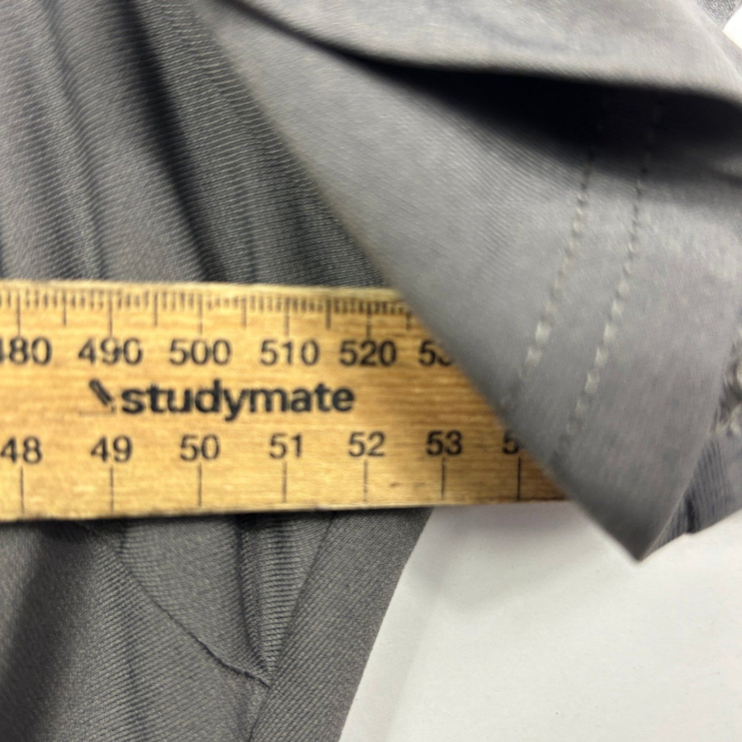 City Chic Womens Grey Short Sleeve Collared Button up Ruched Top - Size 16