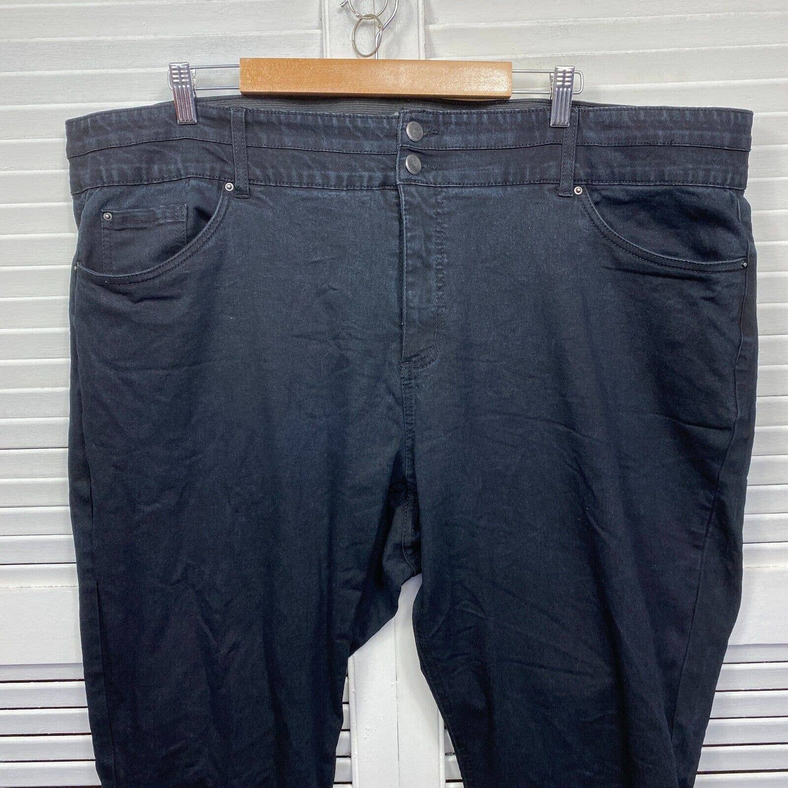 Autograph Jeans Pants 26 Plus Size Black Pull On Pockets Demin – Revival  Curves