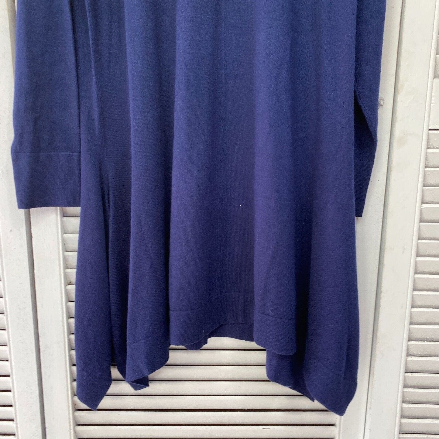 beme Jumper 14 16 Plus Navy Tunic Long Sleeve New