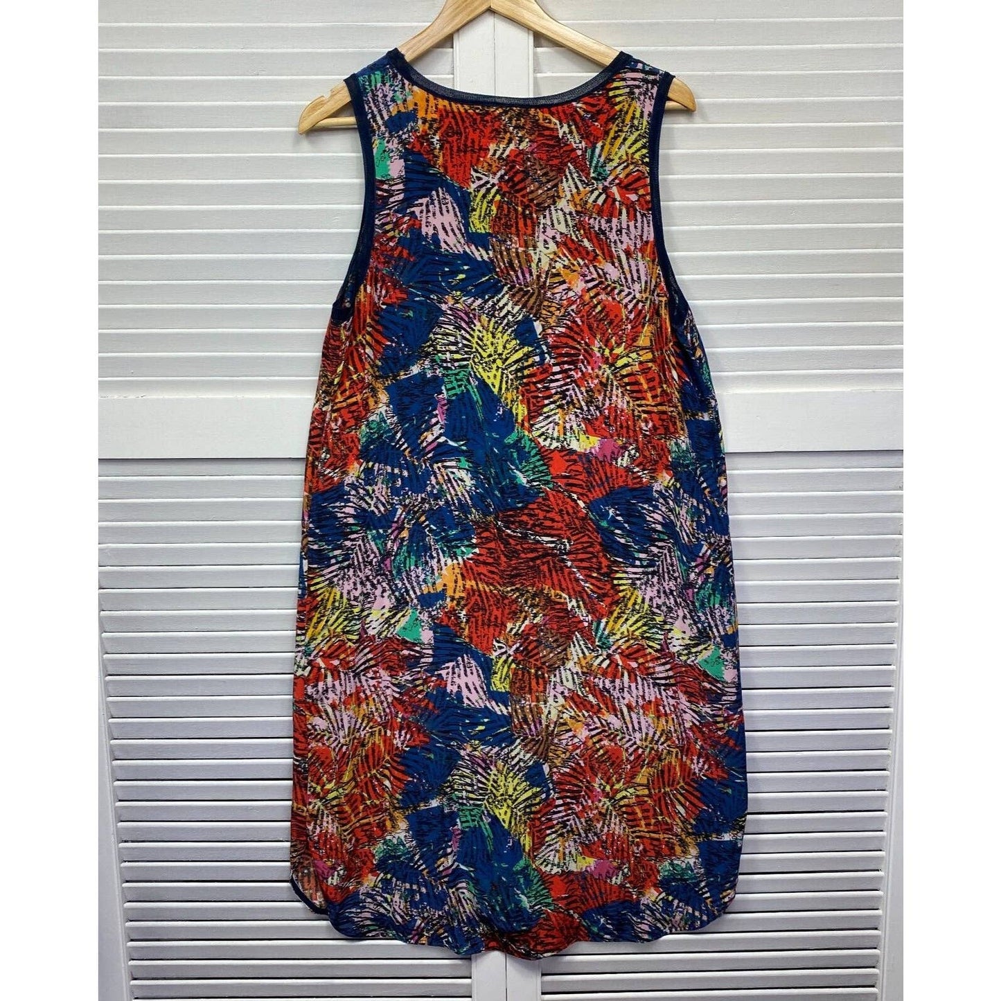 Sussan Dress Women 14 Plus Sleeveless Multicoloured Sleeveless