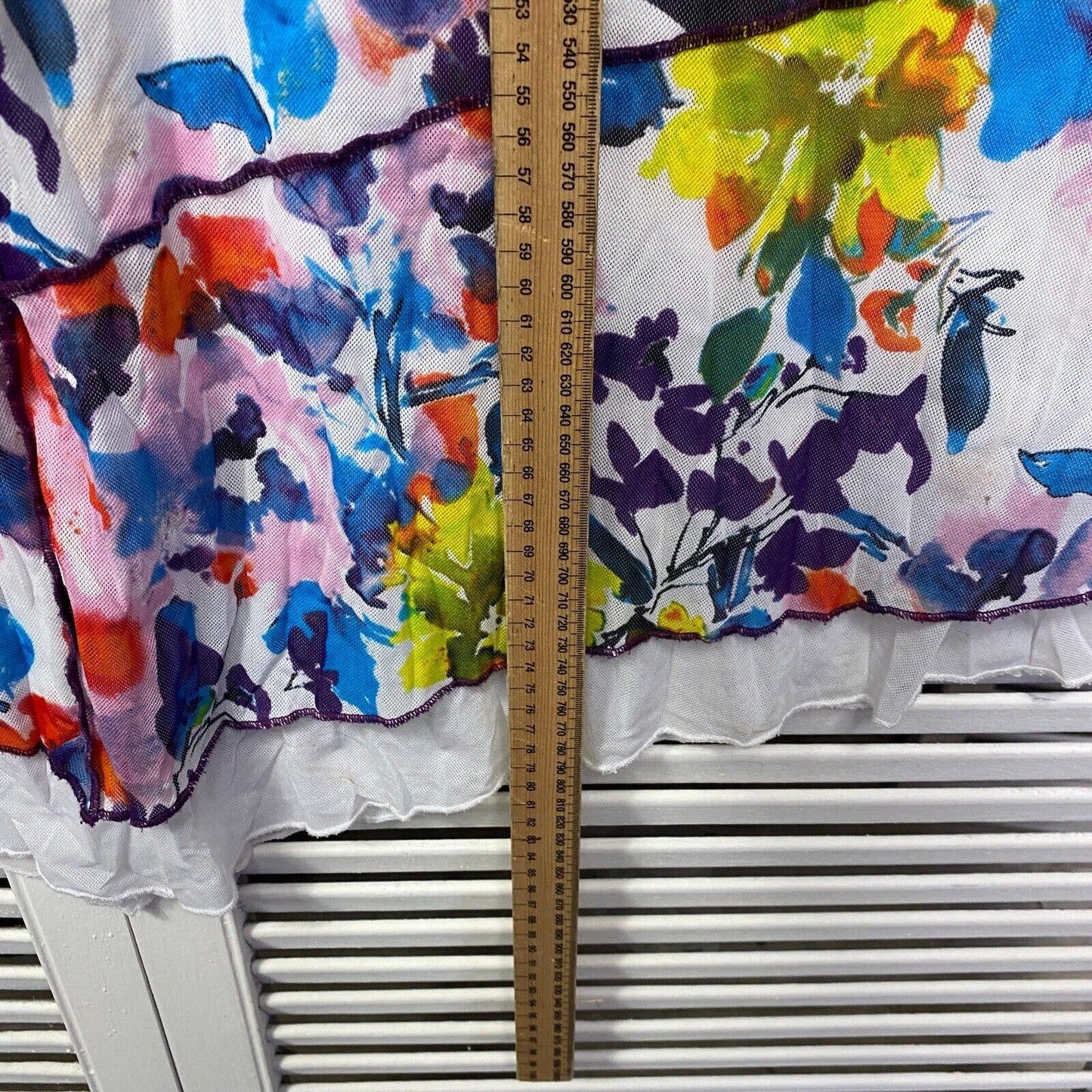 Taking Shape Top Womens 20 Large Plus Multicoloured Floral Sleeveless Layered