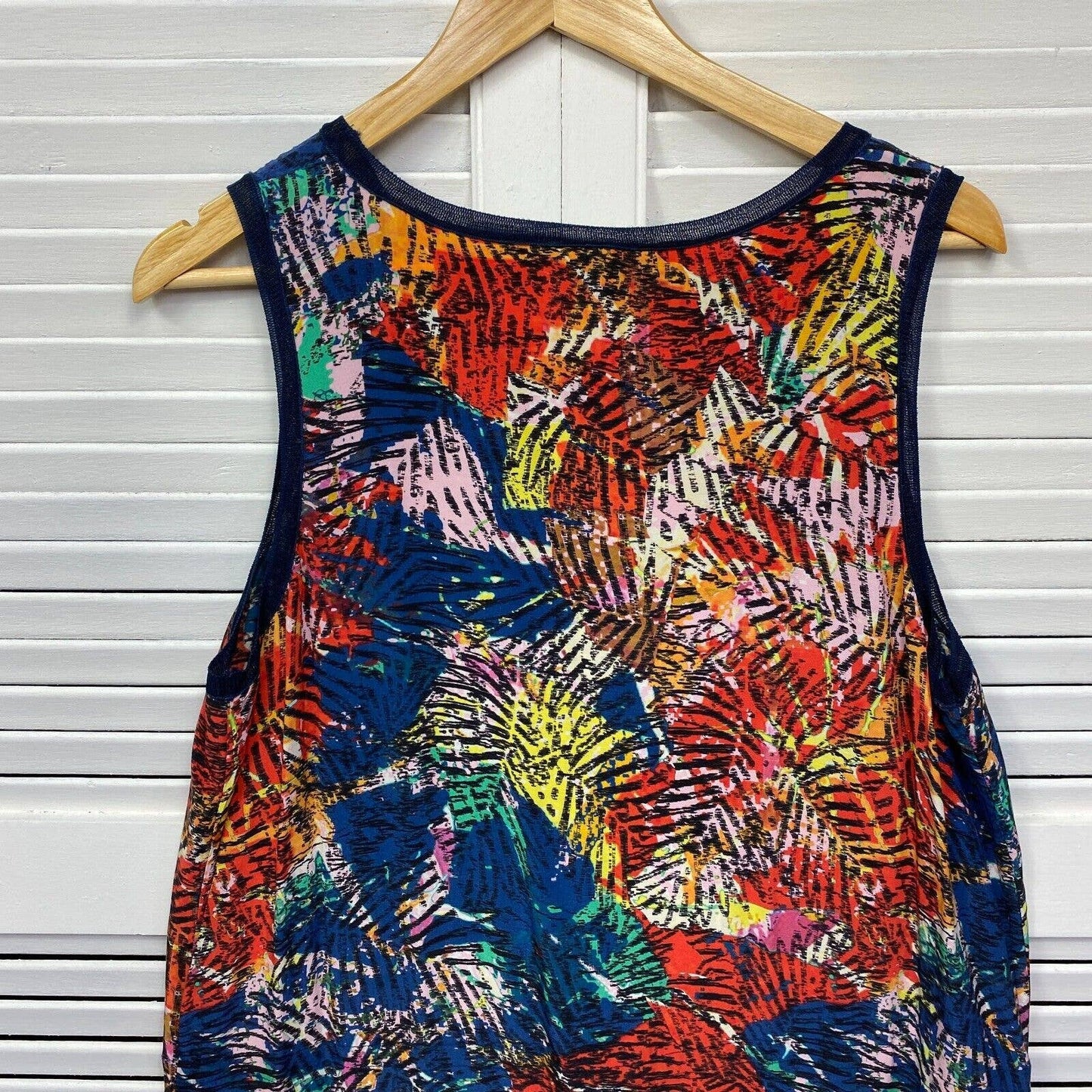 Sussan Dress Women 14 Plus Sleeveless Multicoloured Sleeveless