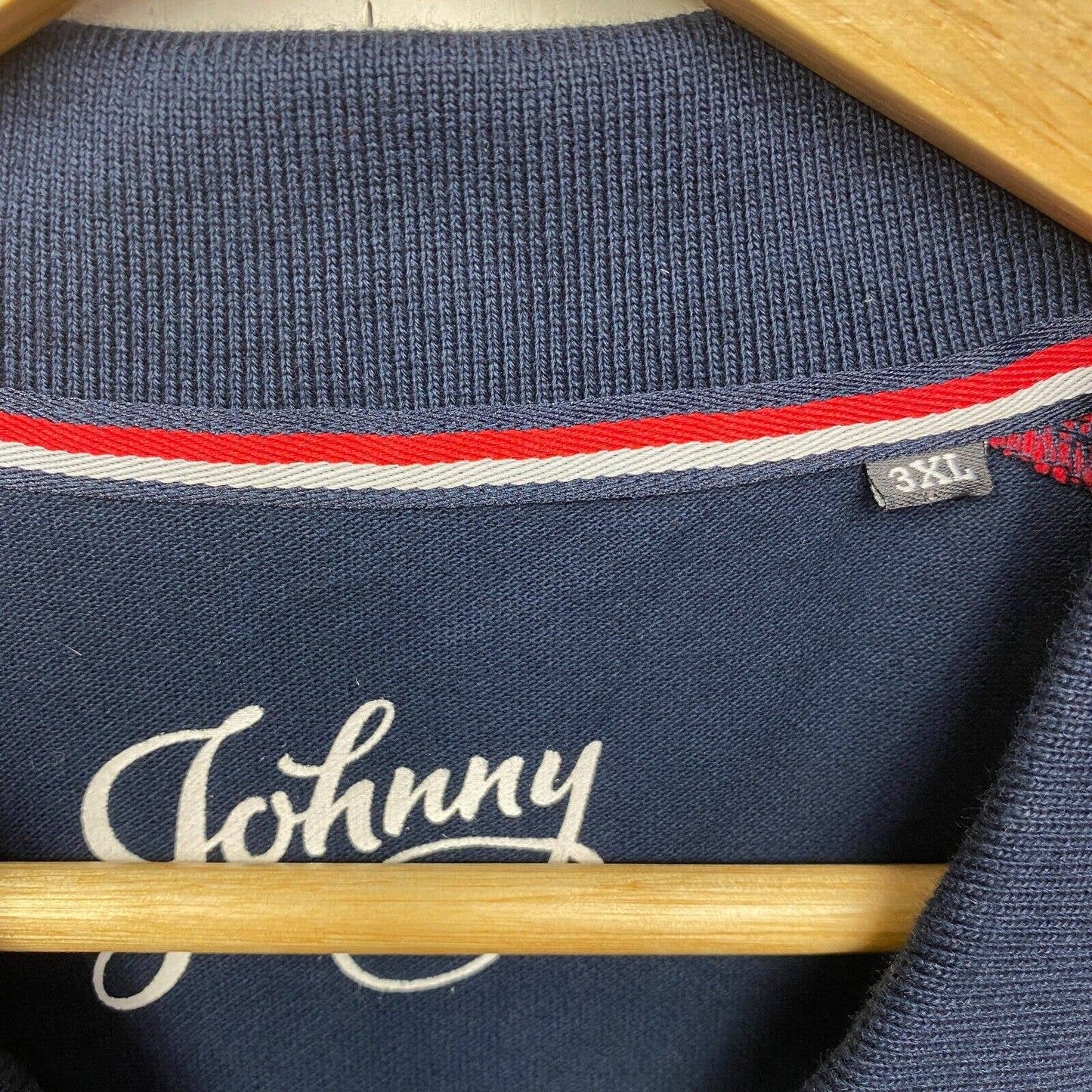 Johnny Bigg Polo Shirt Mens 3XL Plus Blue Short Sleeve Big & Tall