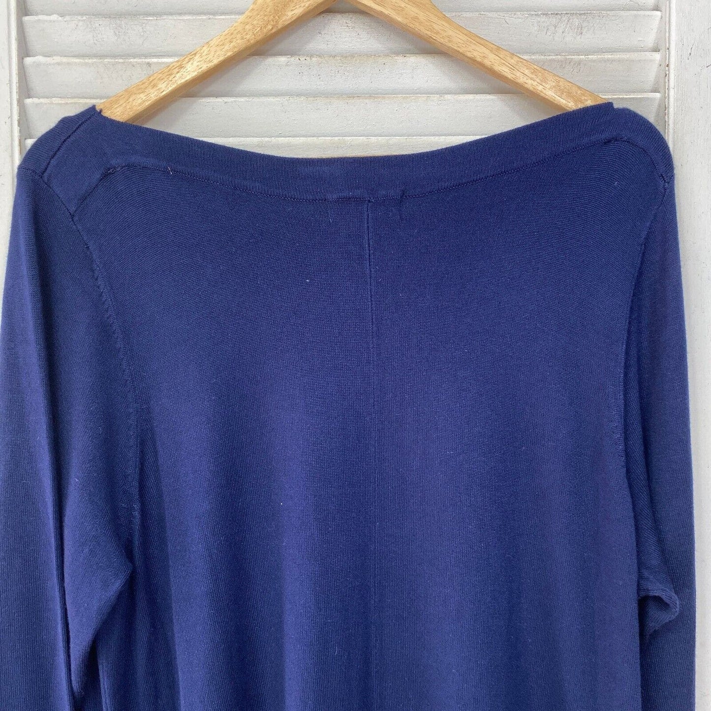 beme Jumper 14 16 Plus Navy Tunic Long Sleeve New