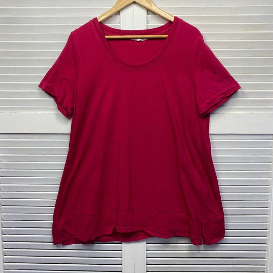 Virtuelle Tshirt Top Womens 16 Plus Small Pink Preloved